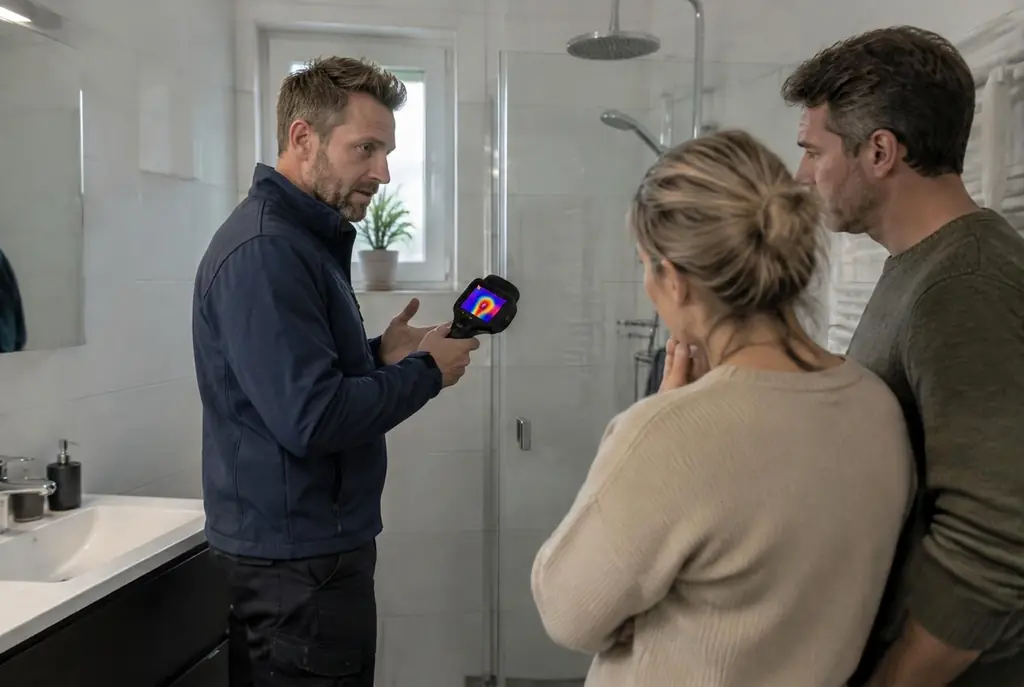 Lekdetectie Driebergen-Rijsenburg – specialist legt bevindingen uit aan bewoner